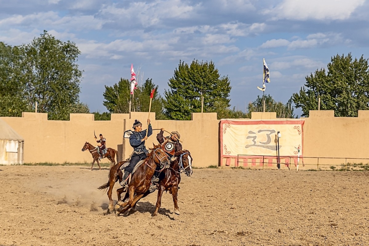 旅游记录 ：宁夏 · 银川 · 西夏风情园之马术表演