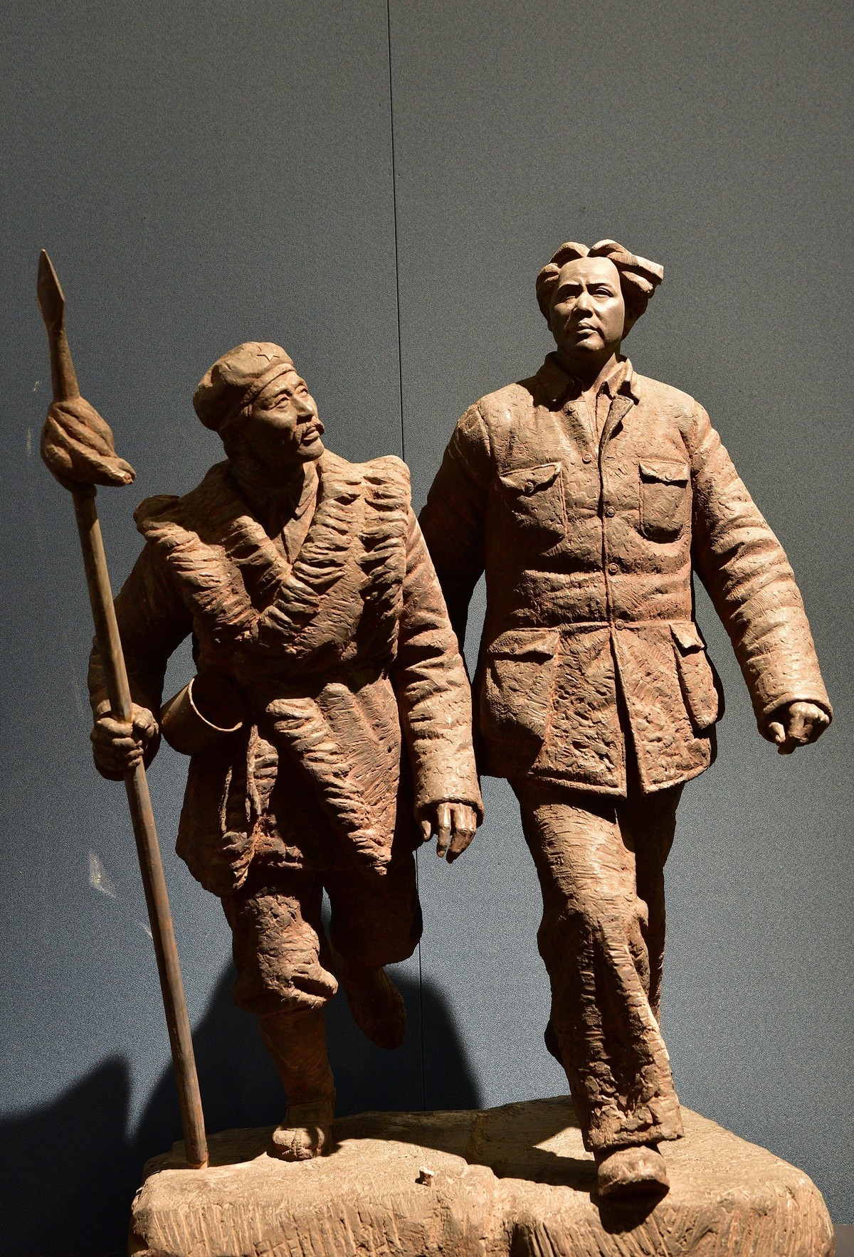 1长沙首届雕塑艺术展领袖题材雕像实拍