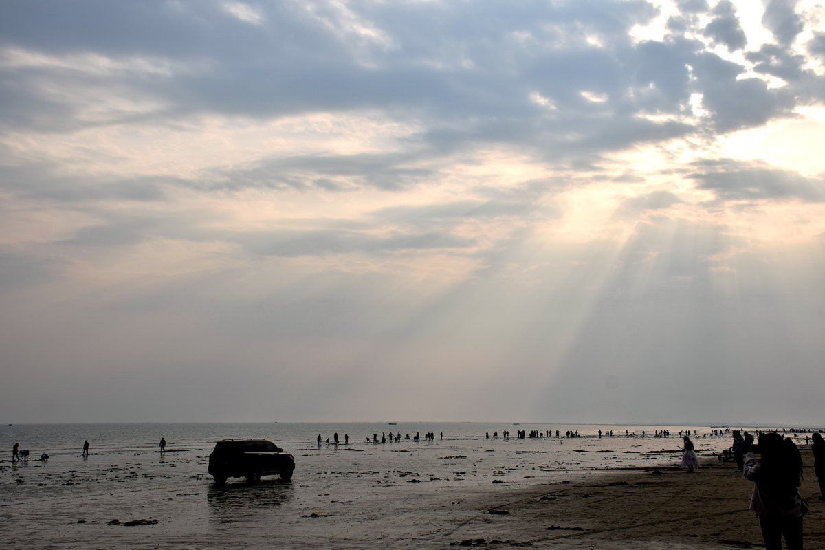 2024春节 滇桂沿边行（30）金灿灿的海滨