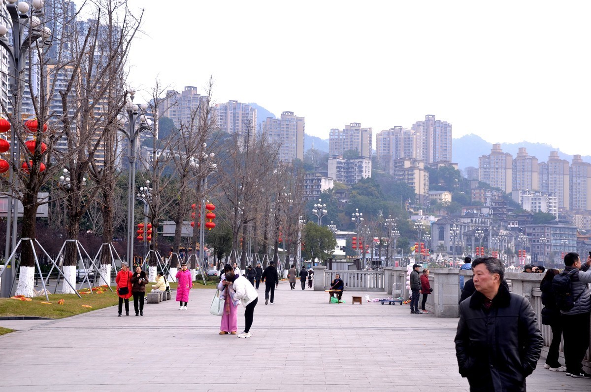 南滨路上观江城(三)