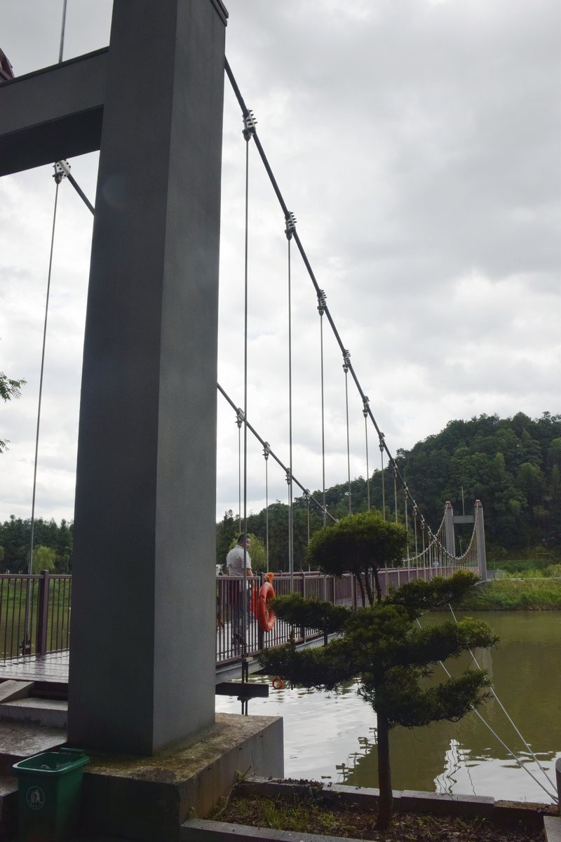 漫步星城 走街串巷（286）云影天光拍吊桥