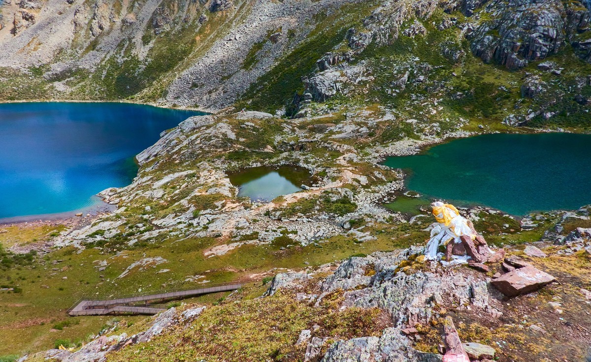 静谧的高原湖泊-错通翠湖，海拔4600米。