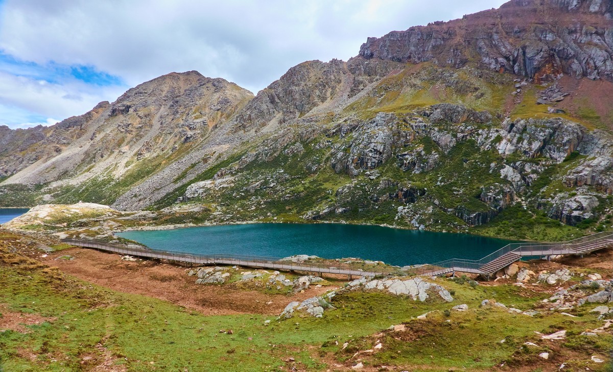 静谧的高原湖泊-错通翠湖，海拔4600米。