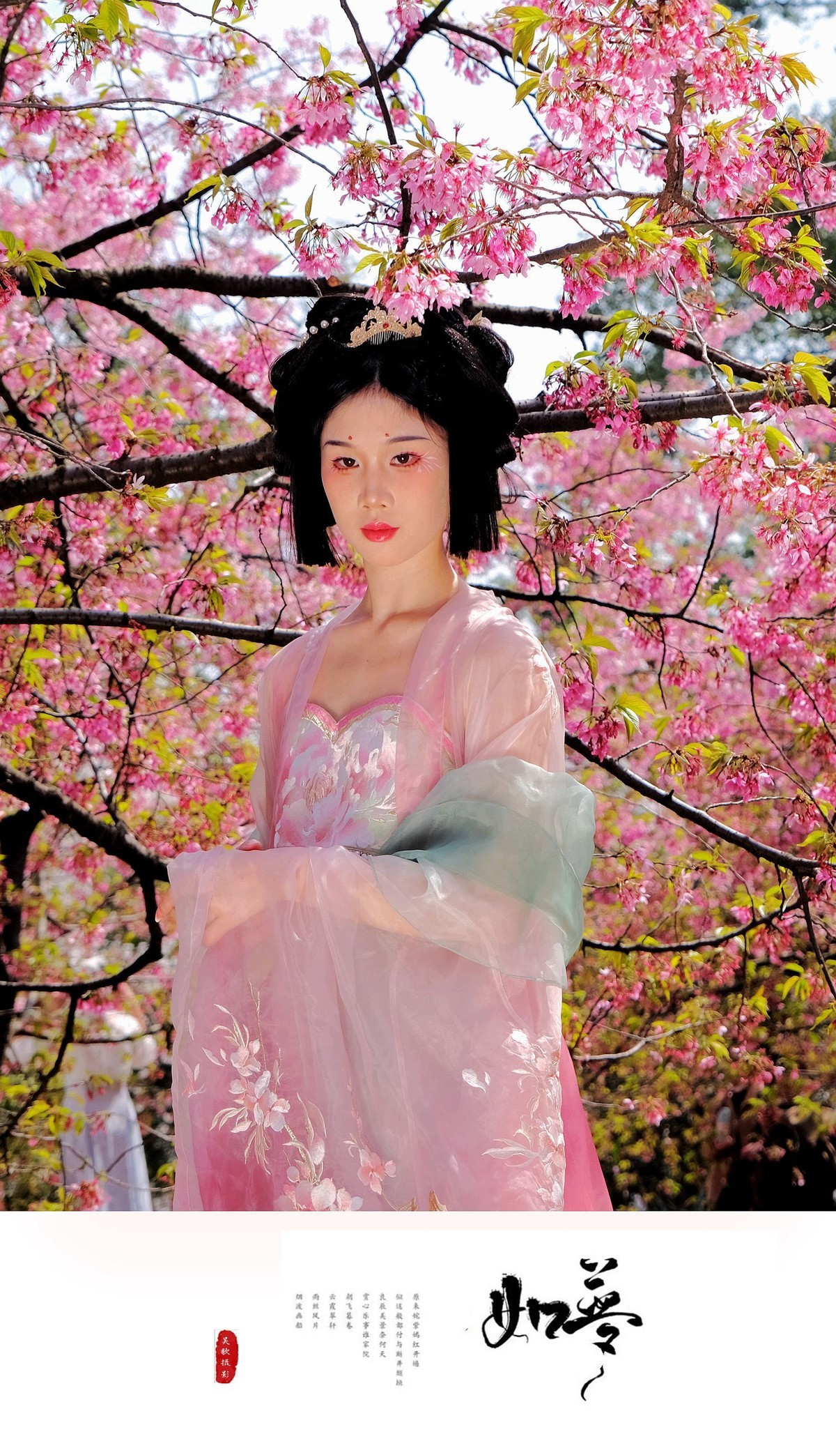 古风人像∶花谢花飞花满天，红消香断有谁怜。