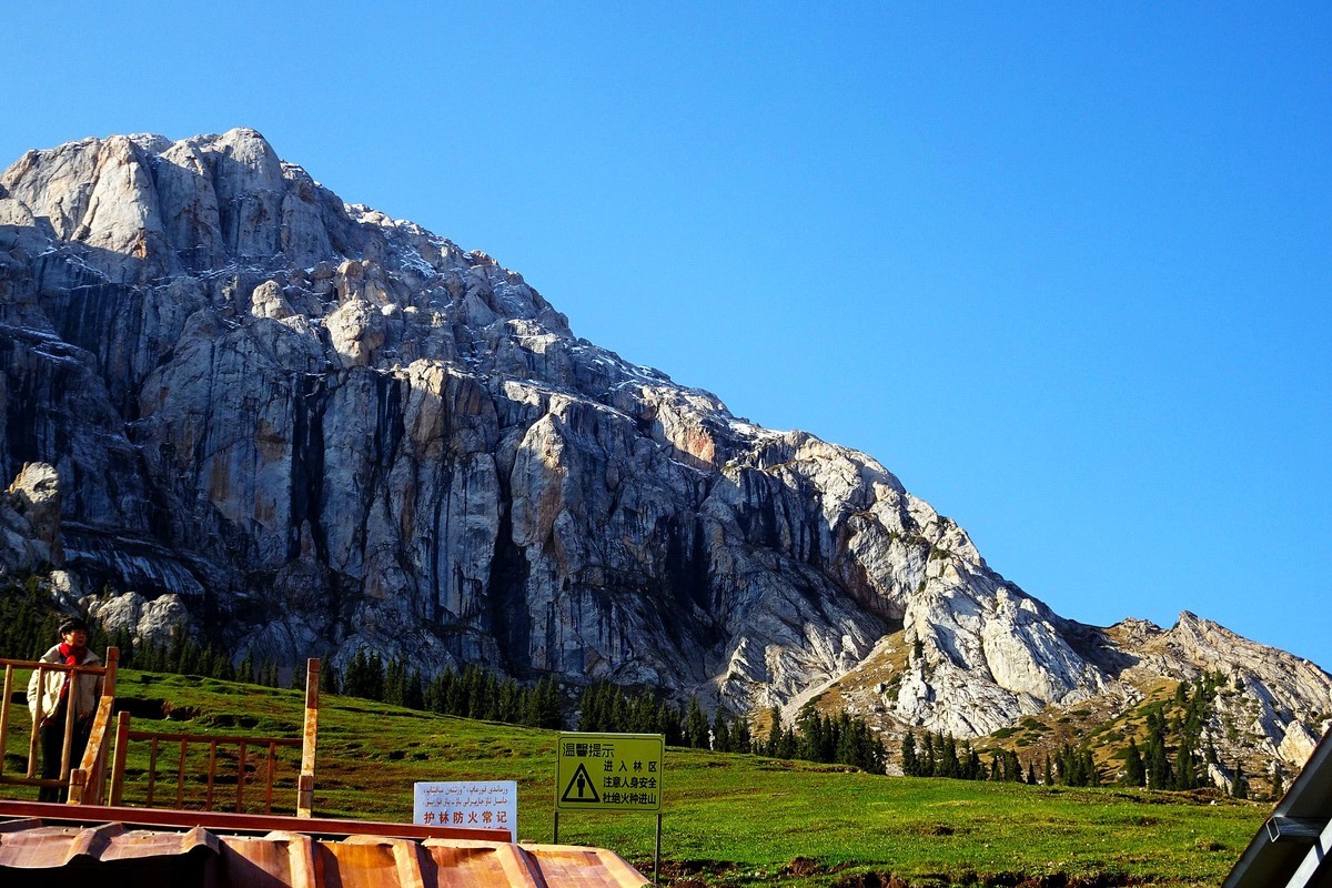 我在新疆伊昭公路”白石峰“等你