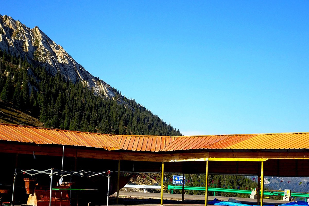 我在新疆伊昭公路”白石峰“等你