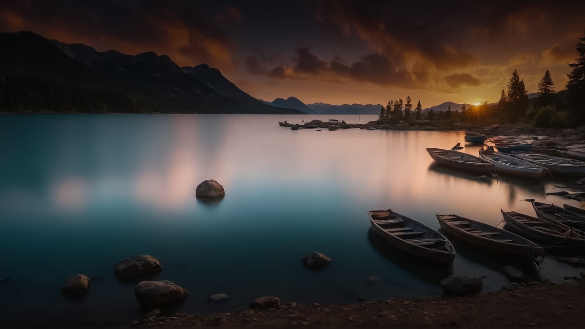 湖景的山影之恋