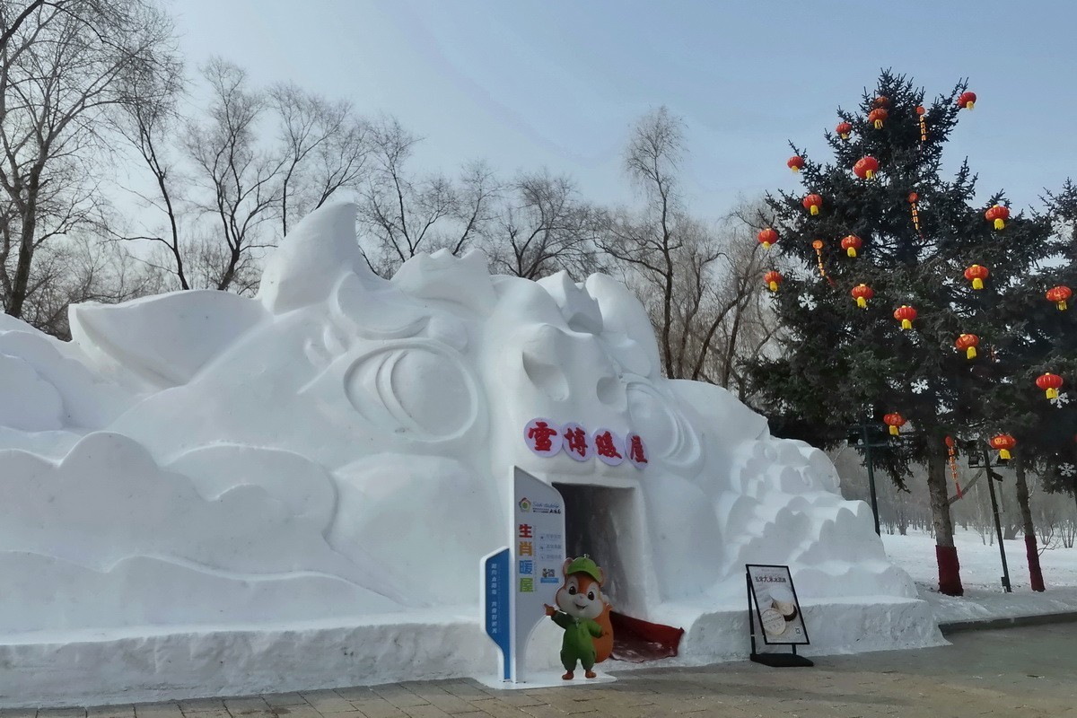 遊太阳岛雪博会---大年初一      8。