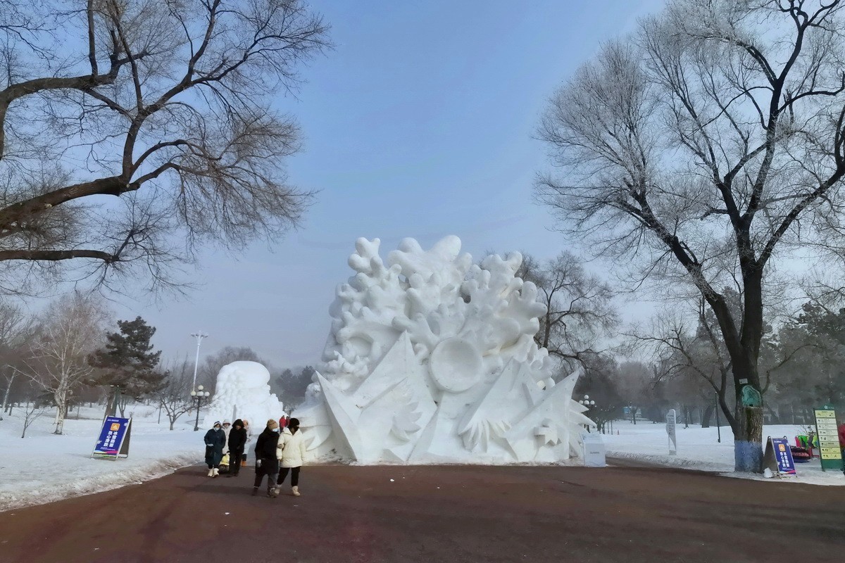 遊太阳岛雪博会---大年初一      8。