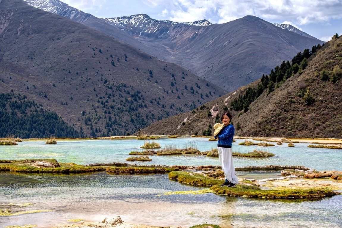 川西高原行摄--贡嘎山乡泉华滩【7】