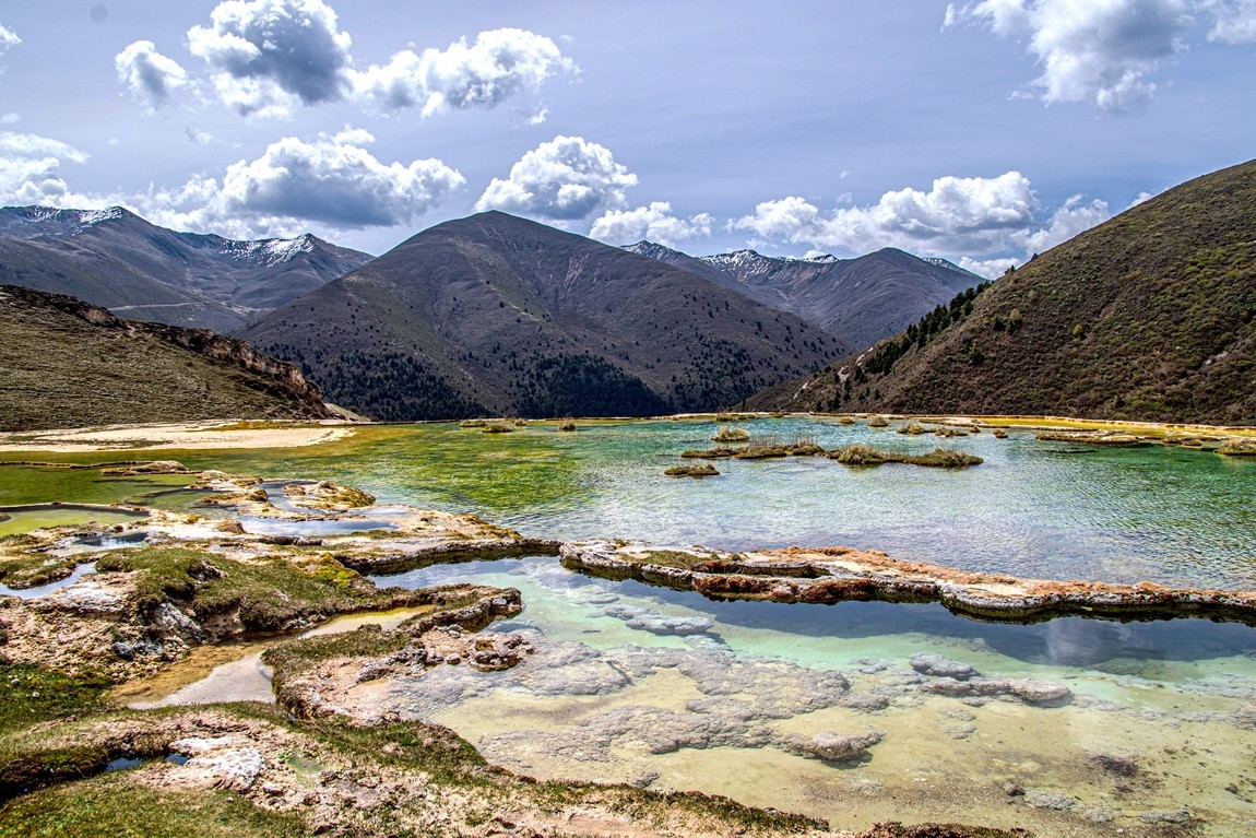 川西高原行摄--贡嘎山乡泉华滩【7】
