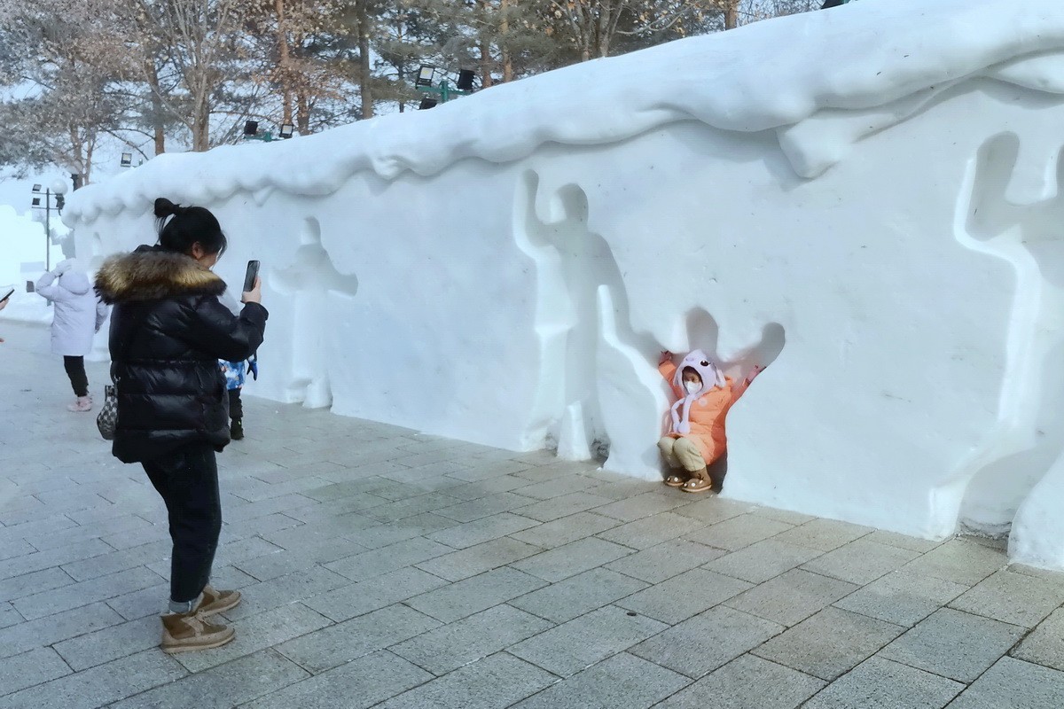 遊太阳岛雪博会---大年初一      8。