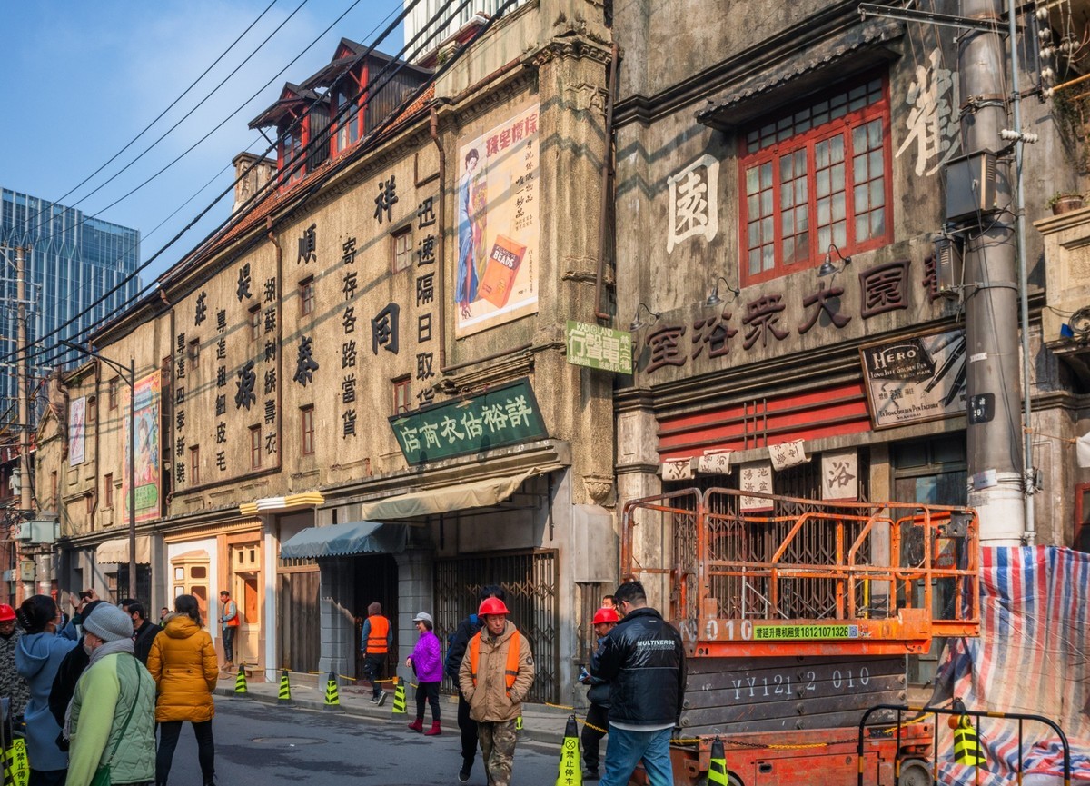 乍浦路上乍现民国街