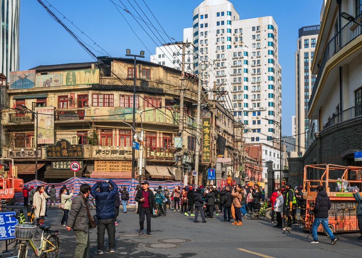 乍浦路上乍现民国街