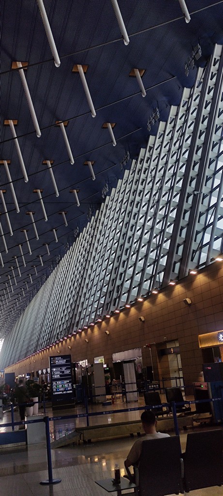 浦东机场手机拍