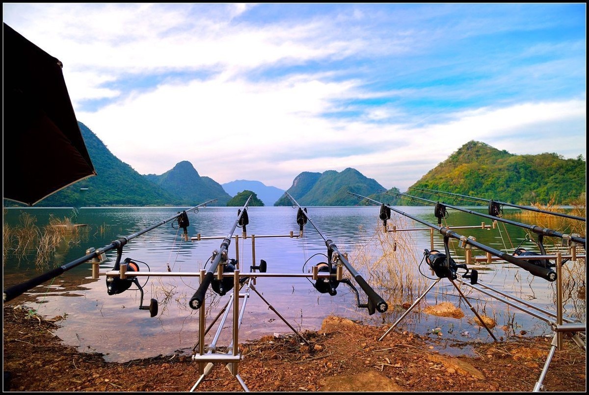 海南东方大广坝水库风光