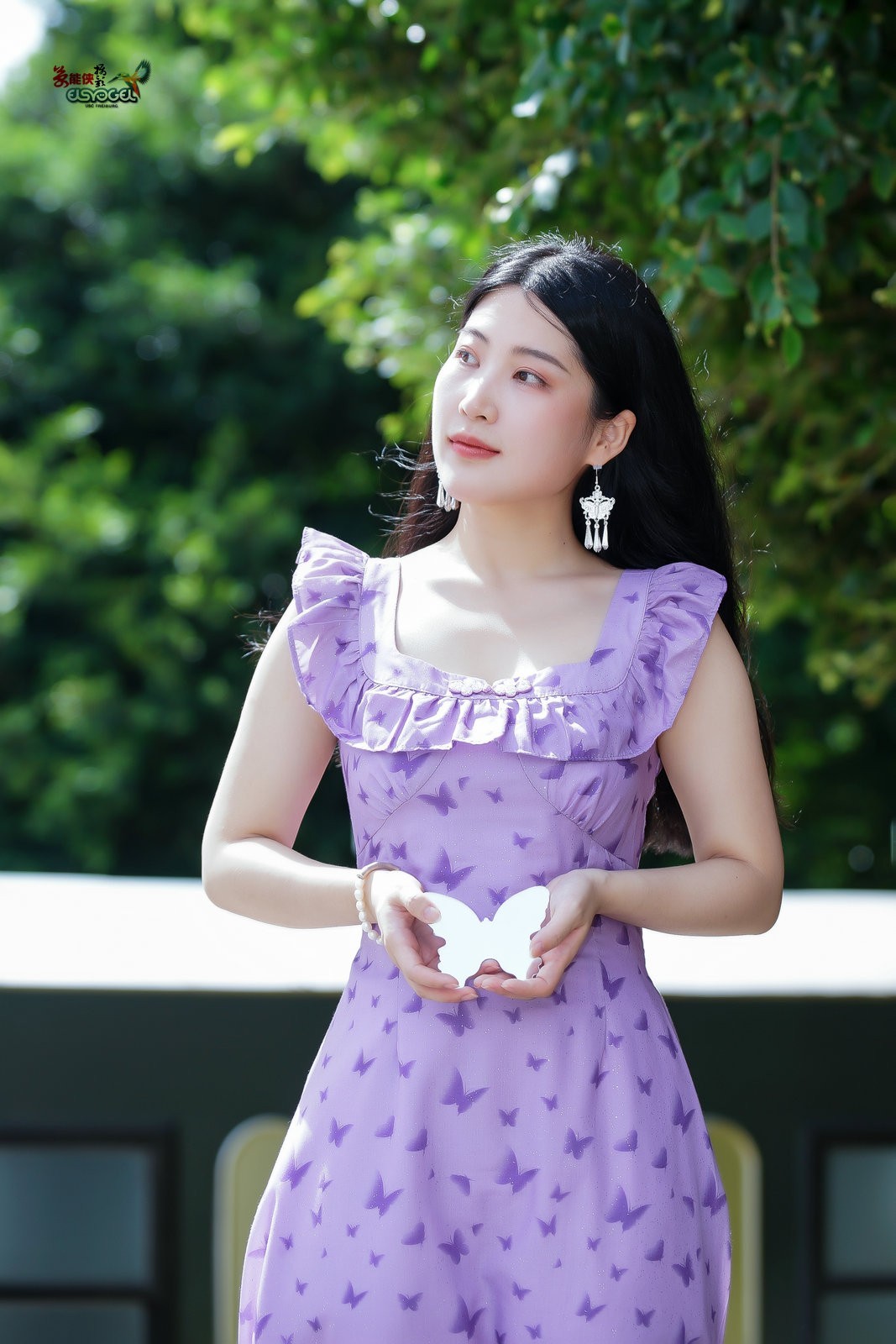 【夏日紫裙美女】---似海