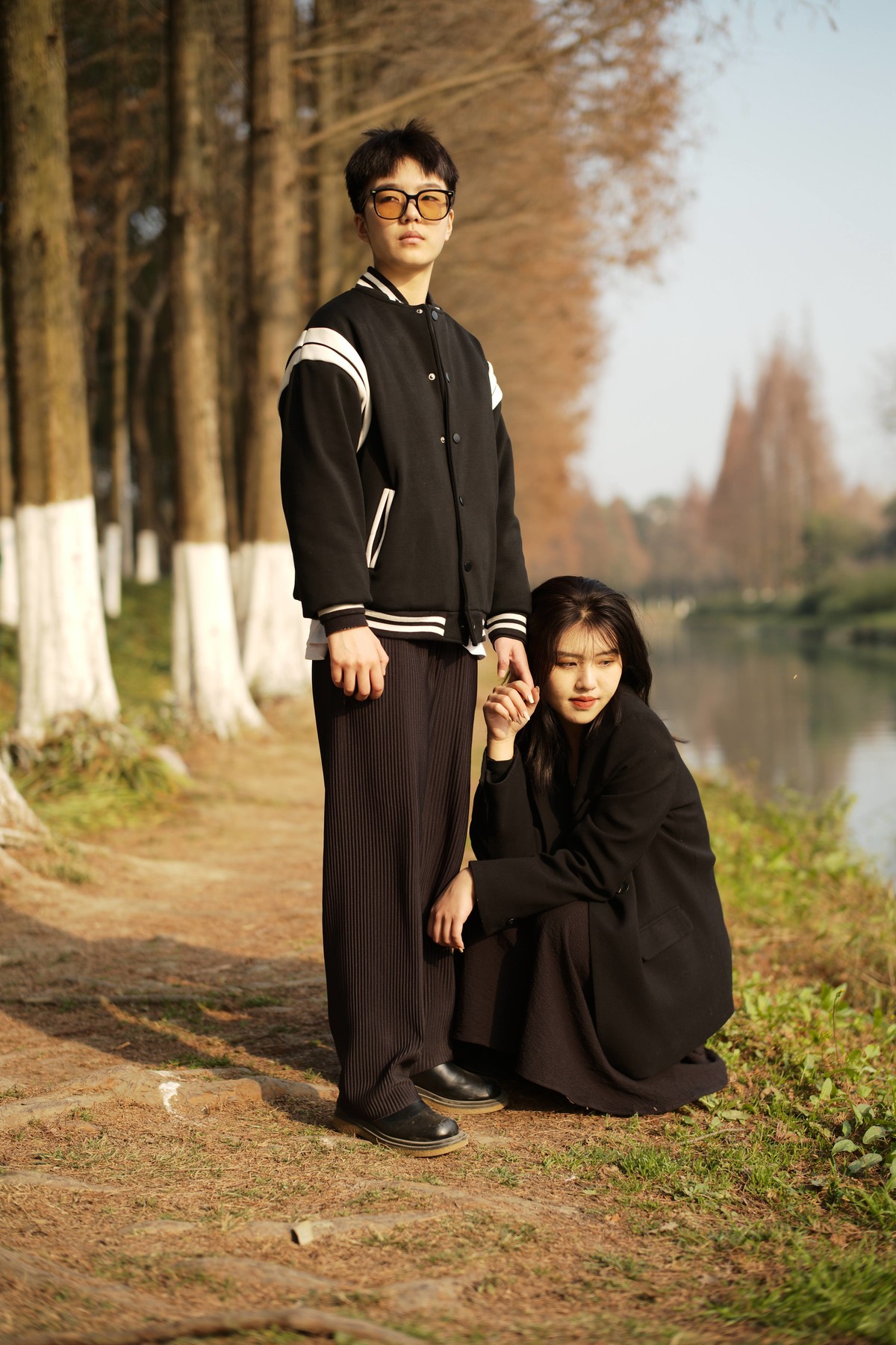 青春情侣扮像摄影