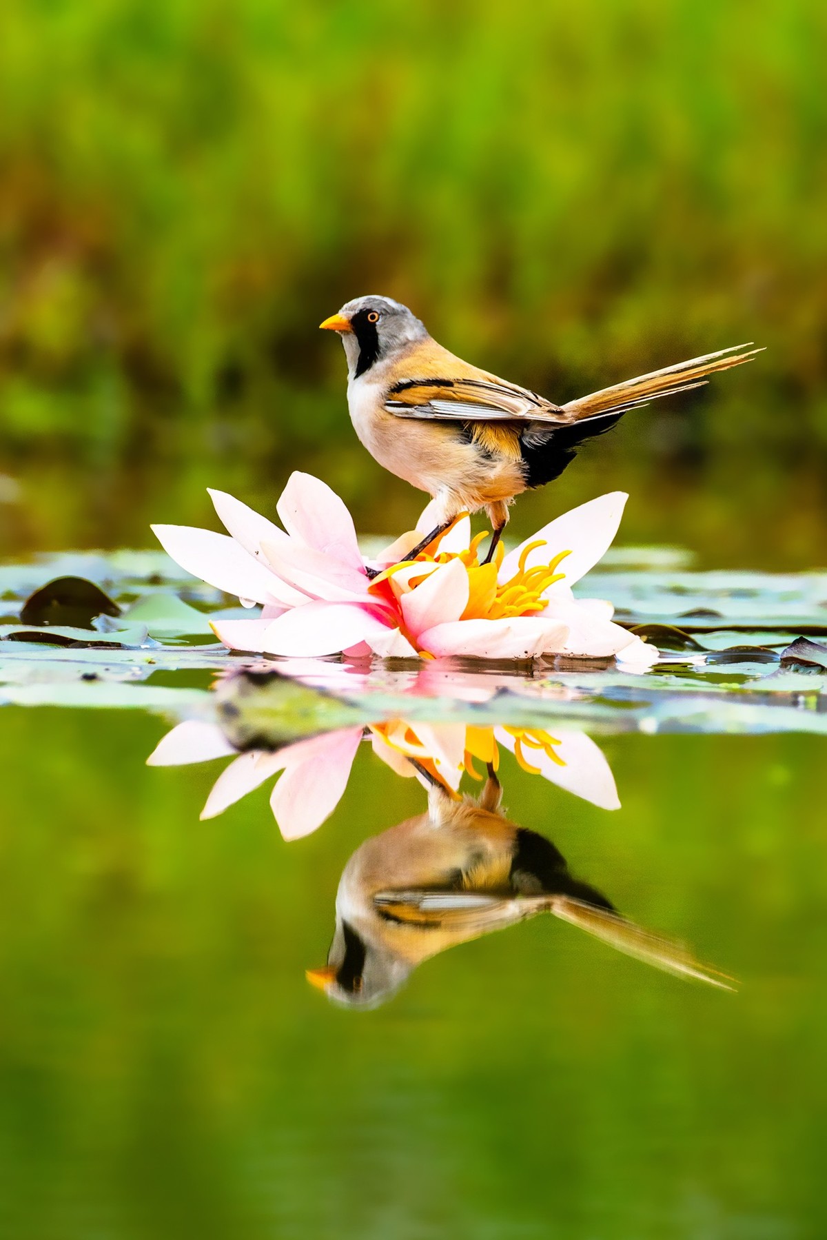 雀与荷花（72）