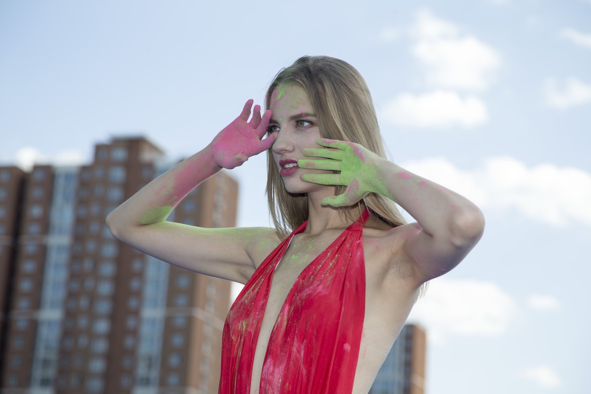 失败的彩粉拍摄