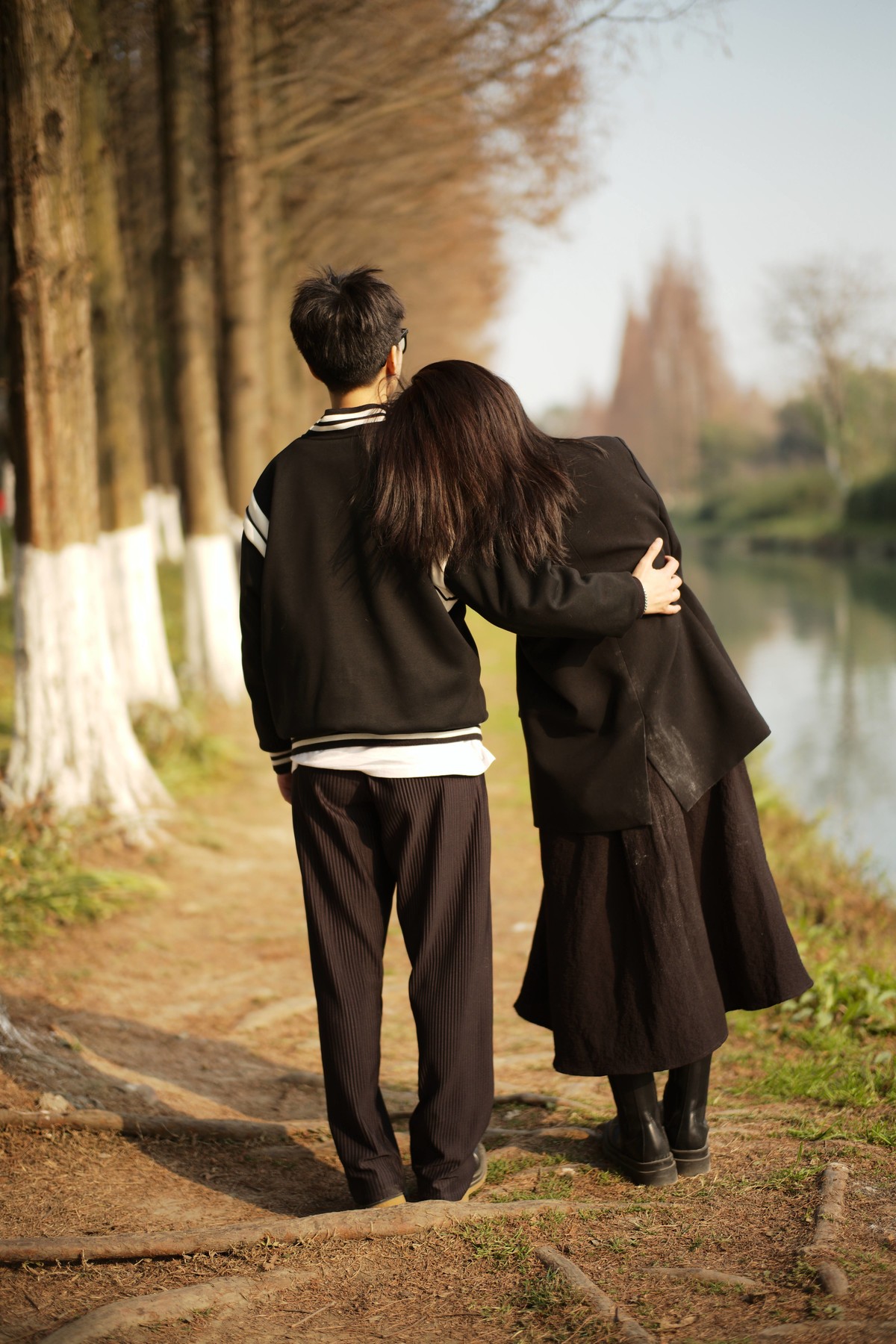 青春情侣扮像摄影