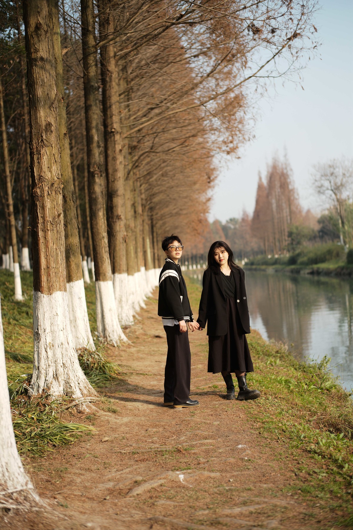 青春情侣扮像摄影