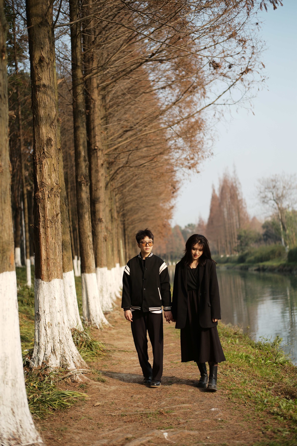 青春情侣扮像摄影