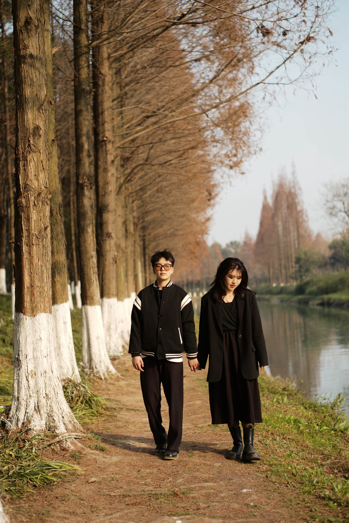 青春情侣扮像摄影