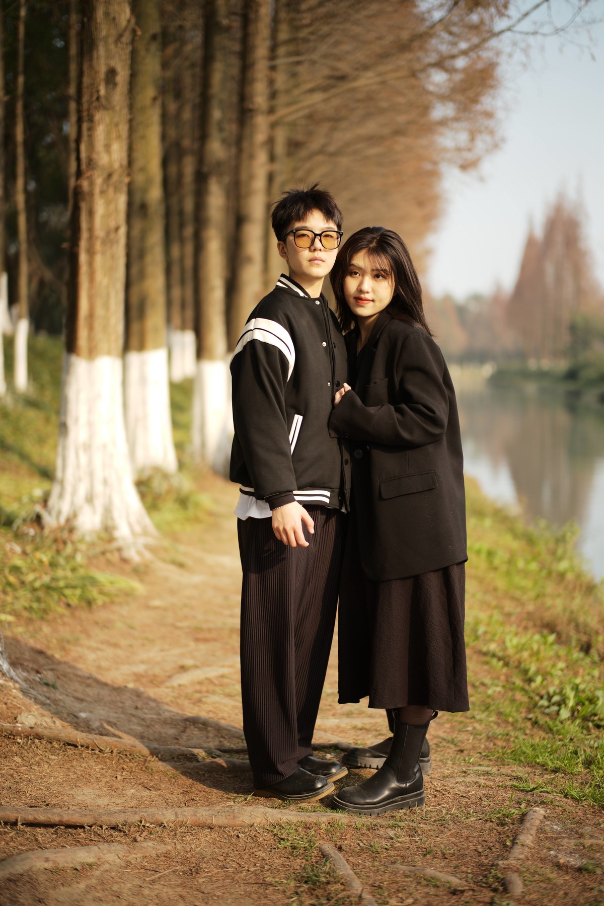 青春情侣扮像摄影