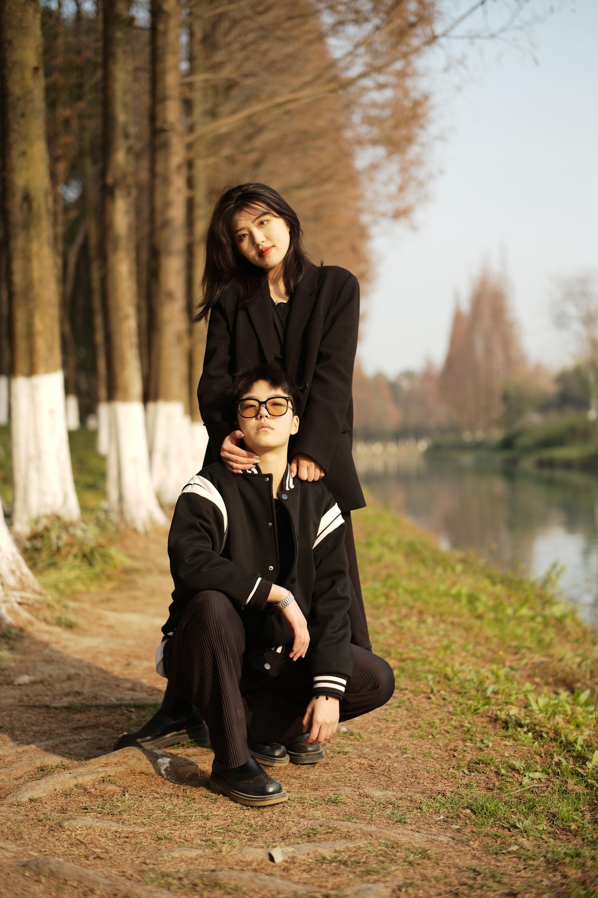 青春情侣扮像摄影