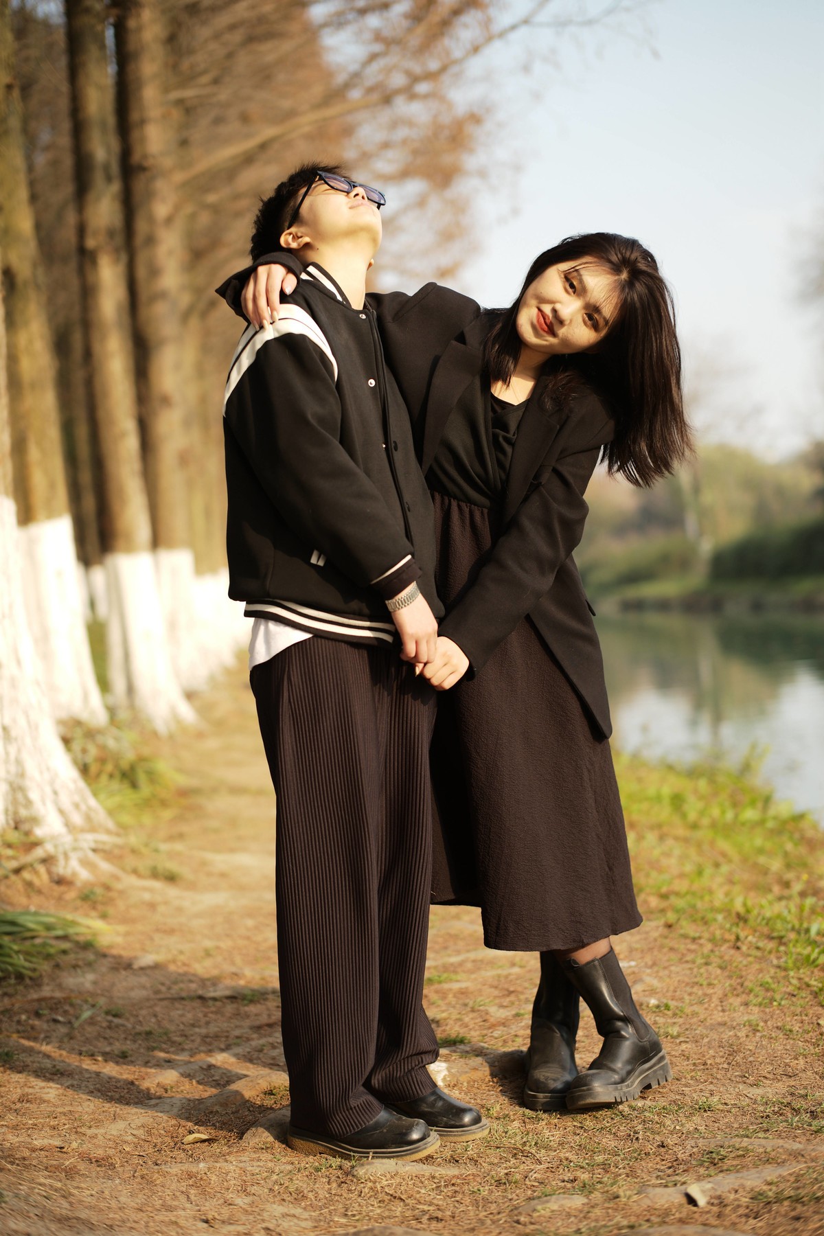 青春情侣扮像摄影