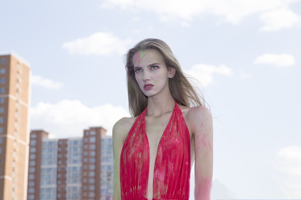 失败的彩粉拍摄