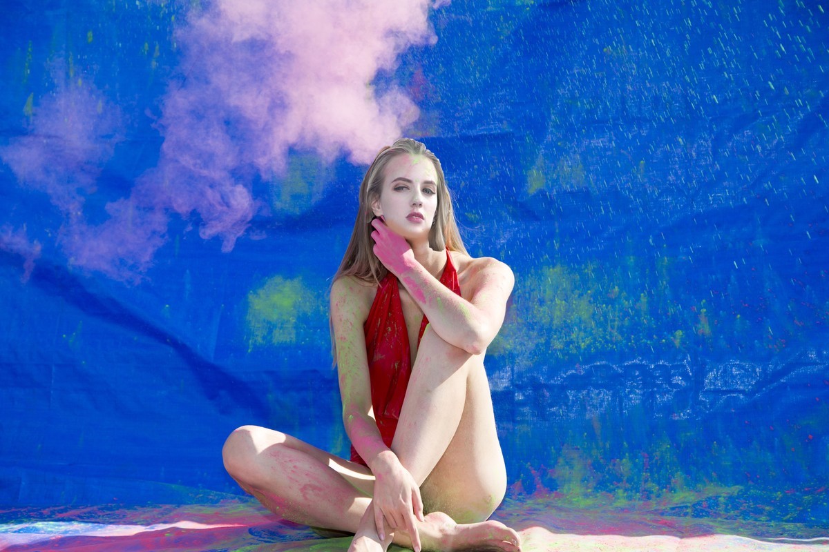 失败的彩粉拍摄