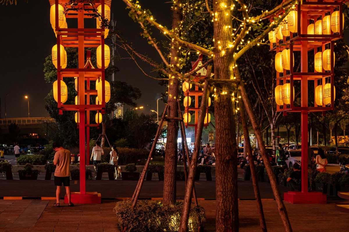 庐州印象（299）贡街夜景