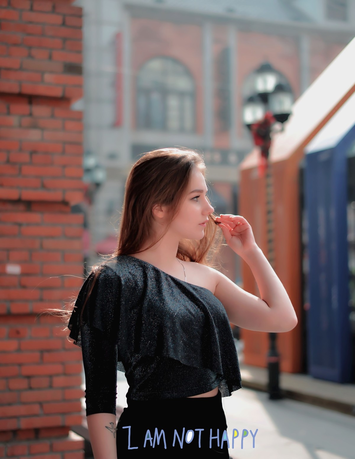 街拍∶俄罗斯美女模特安娜