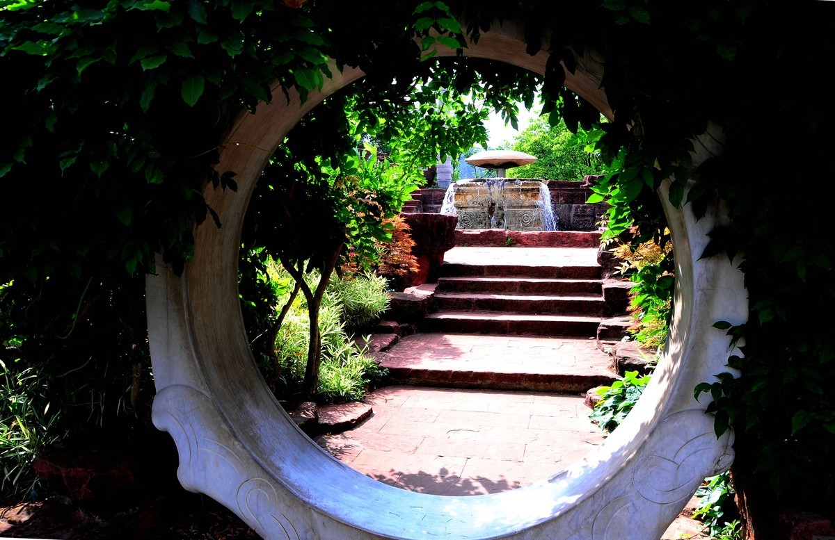 美丽的世博园风光