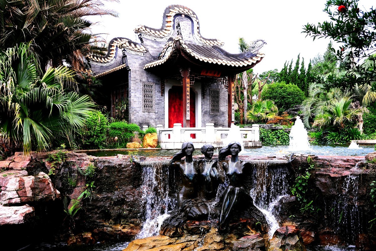 美丽的世博园风光