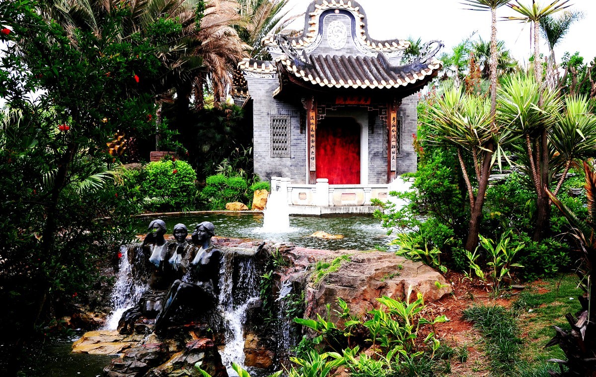 美丽的世博园风光