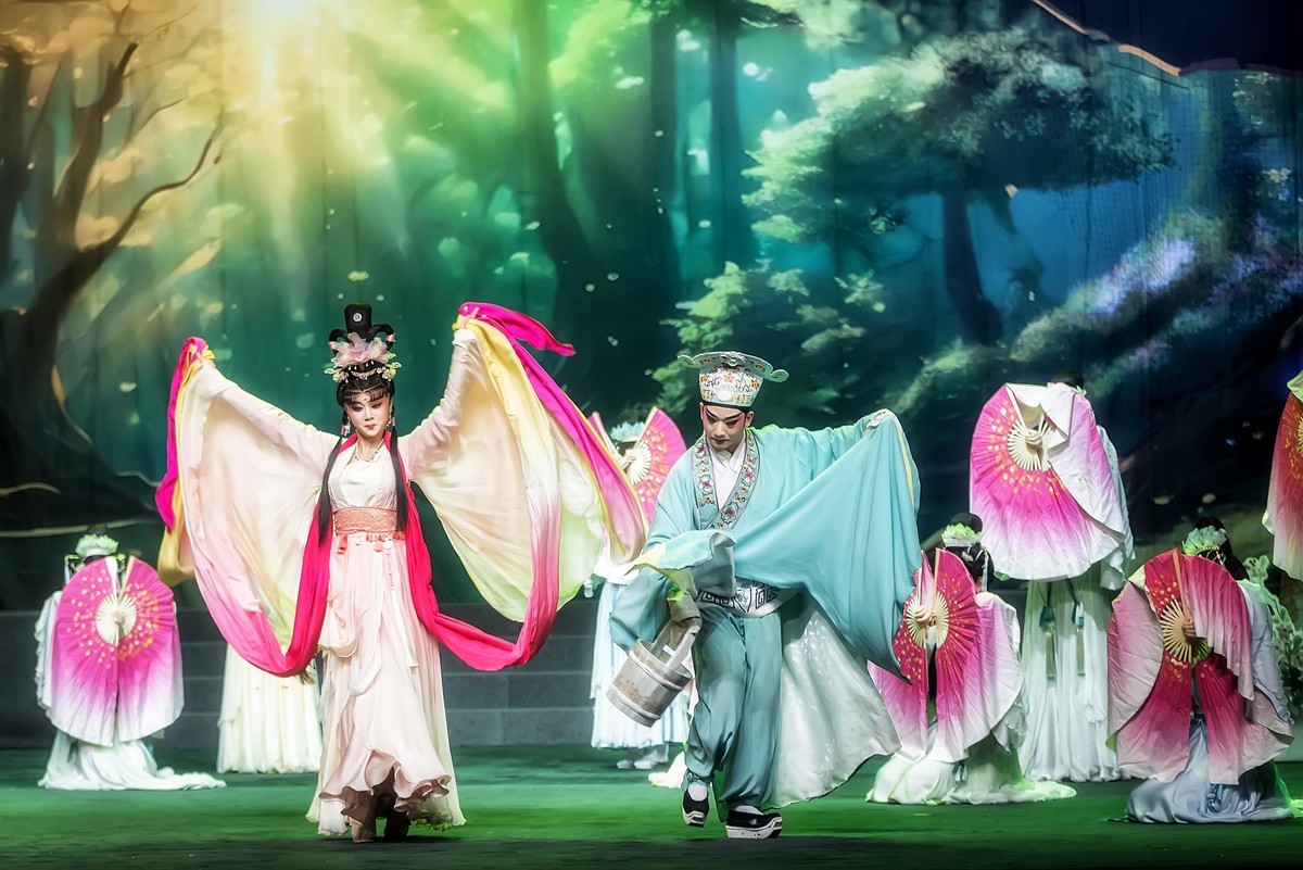 舞台摄影：神话川剧《芙蓉花仙》（浇 花）(2)