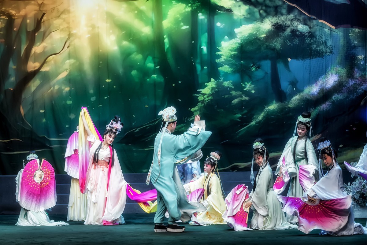 舞台摄影：神话川剧《芙蓉花仙》（浇 花）(2)