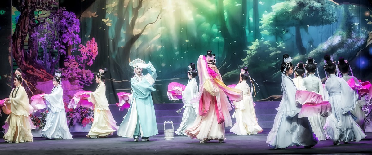 舞台摄影：神话川剧《芙蓉花仙》（浇 花）(2)