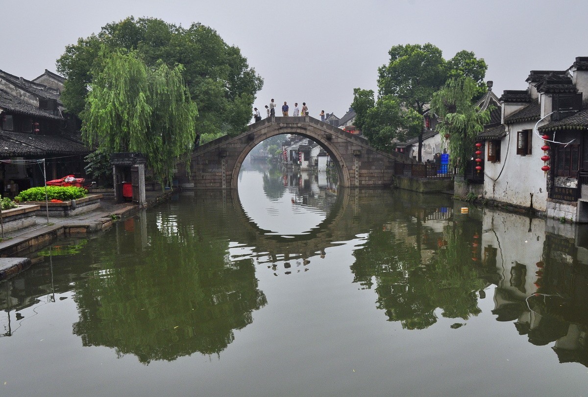 小桥流水人家江南水乡西塘