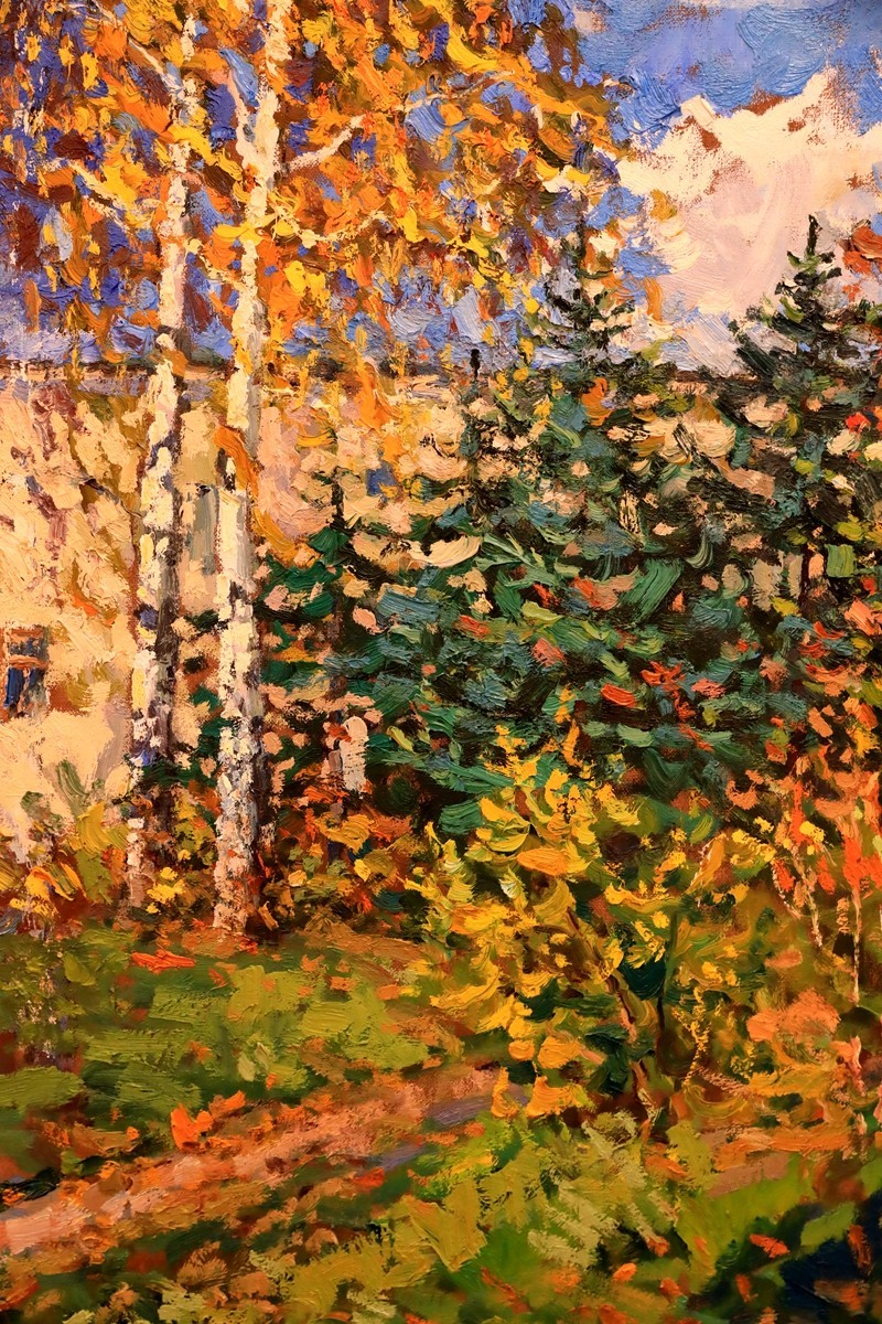 俄罗断油画--哈尓滨搏物馆1