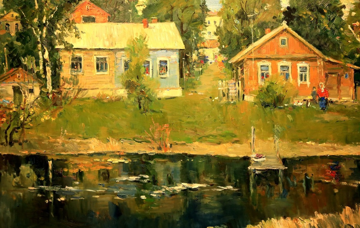 俄罗断油画--哈尓滨搏物馆1