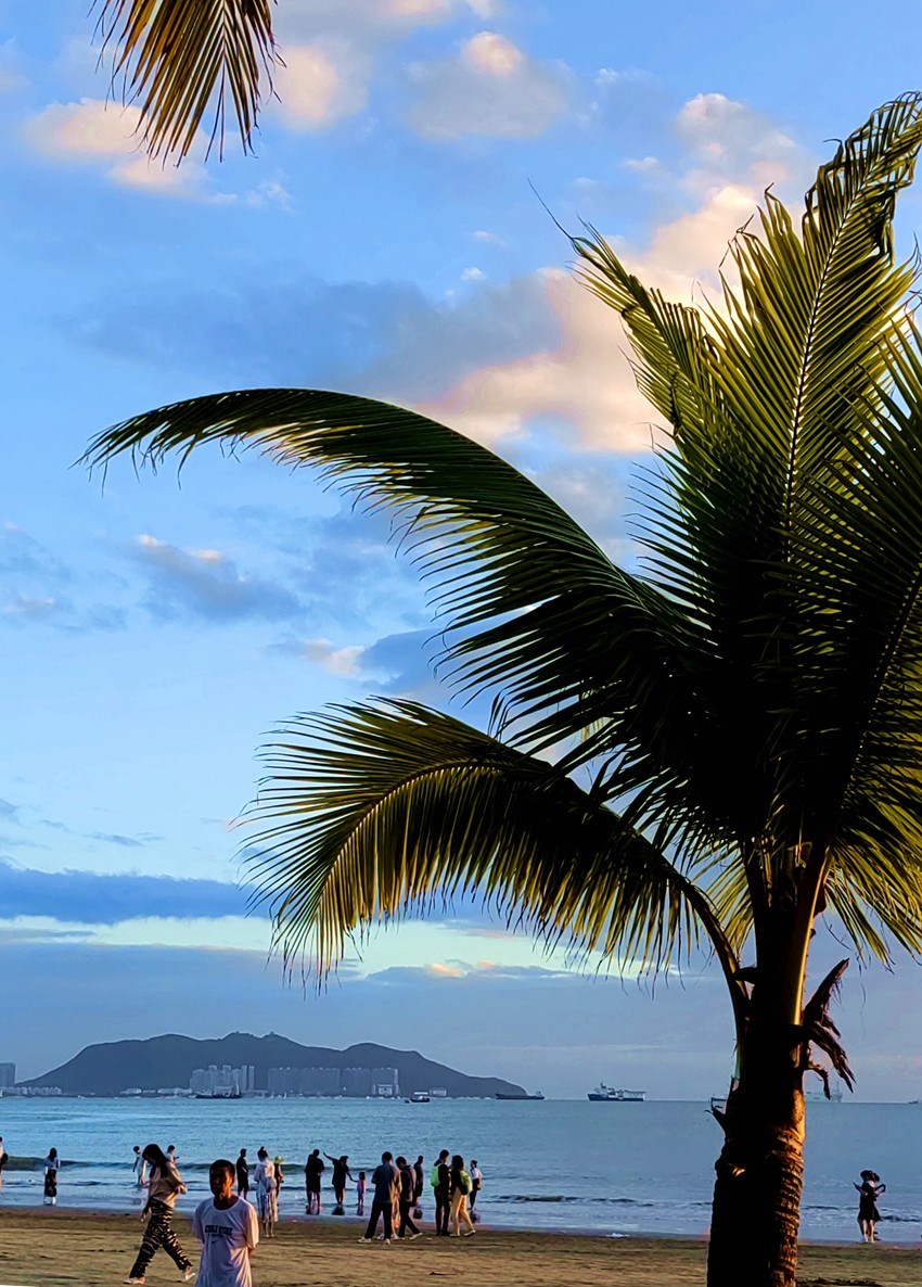三亚椰梦长廓夕阳231218(2)
