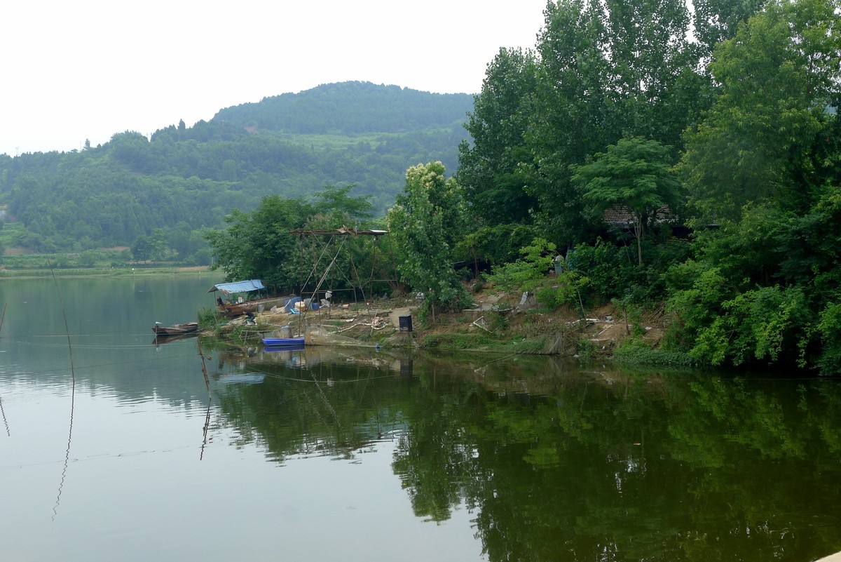 前进水库钓场，今天有人在这钓到了两只大甲鱼