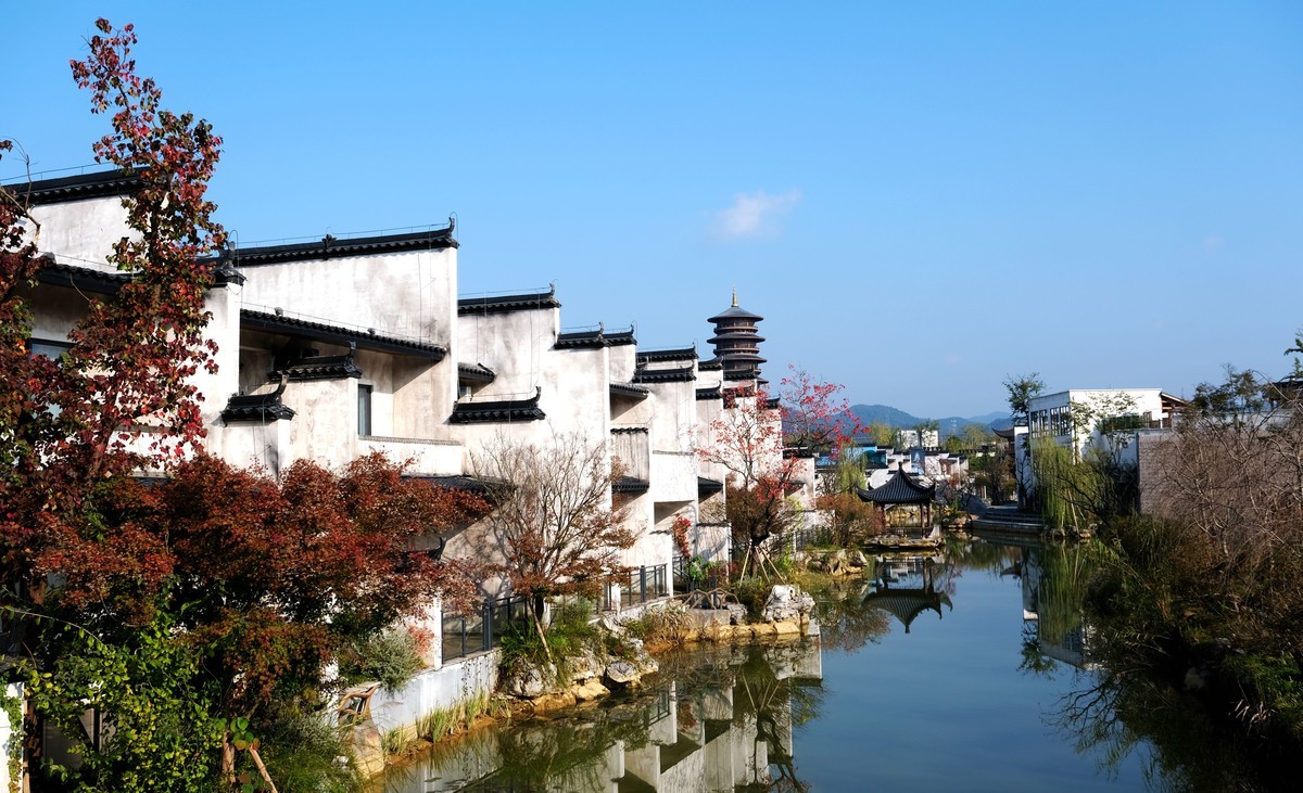 婺源县婺女洲景区风光