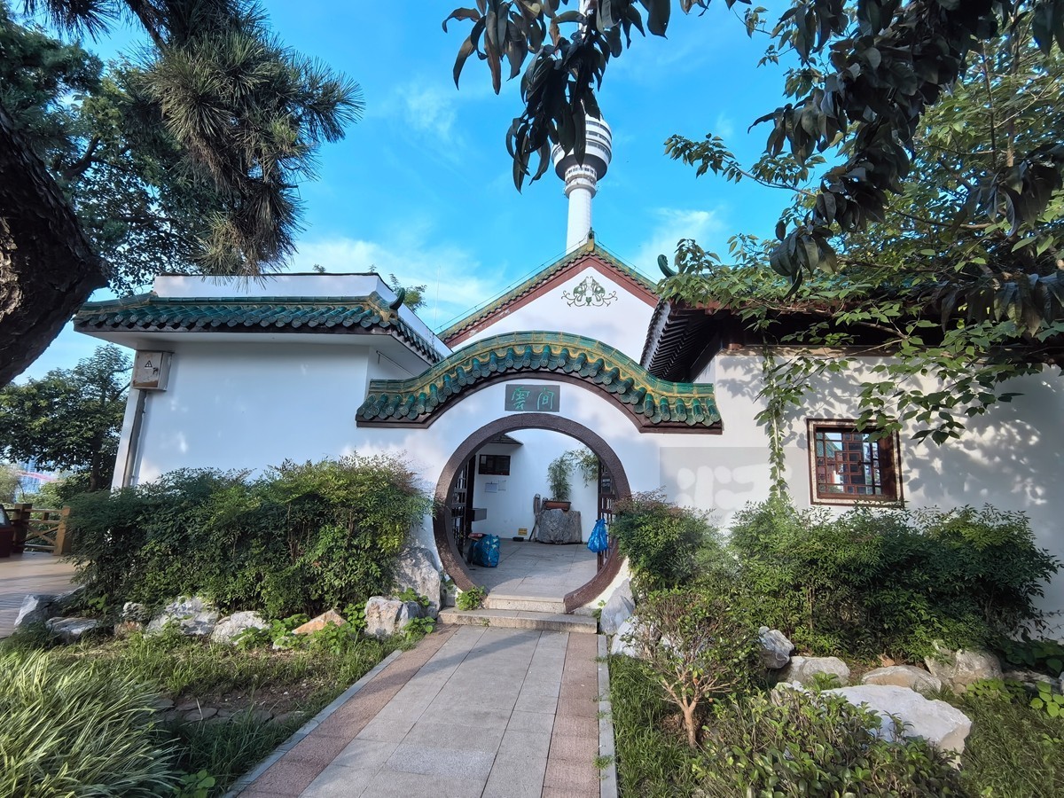 蝴蝶泉上看楚天*龟山——武汉随笔