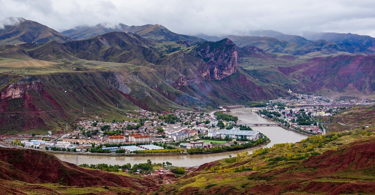 青海玛沁走同德的路上随拍