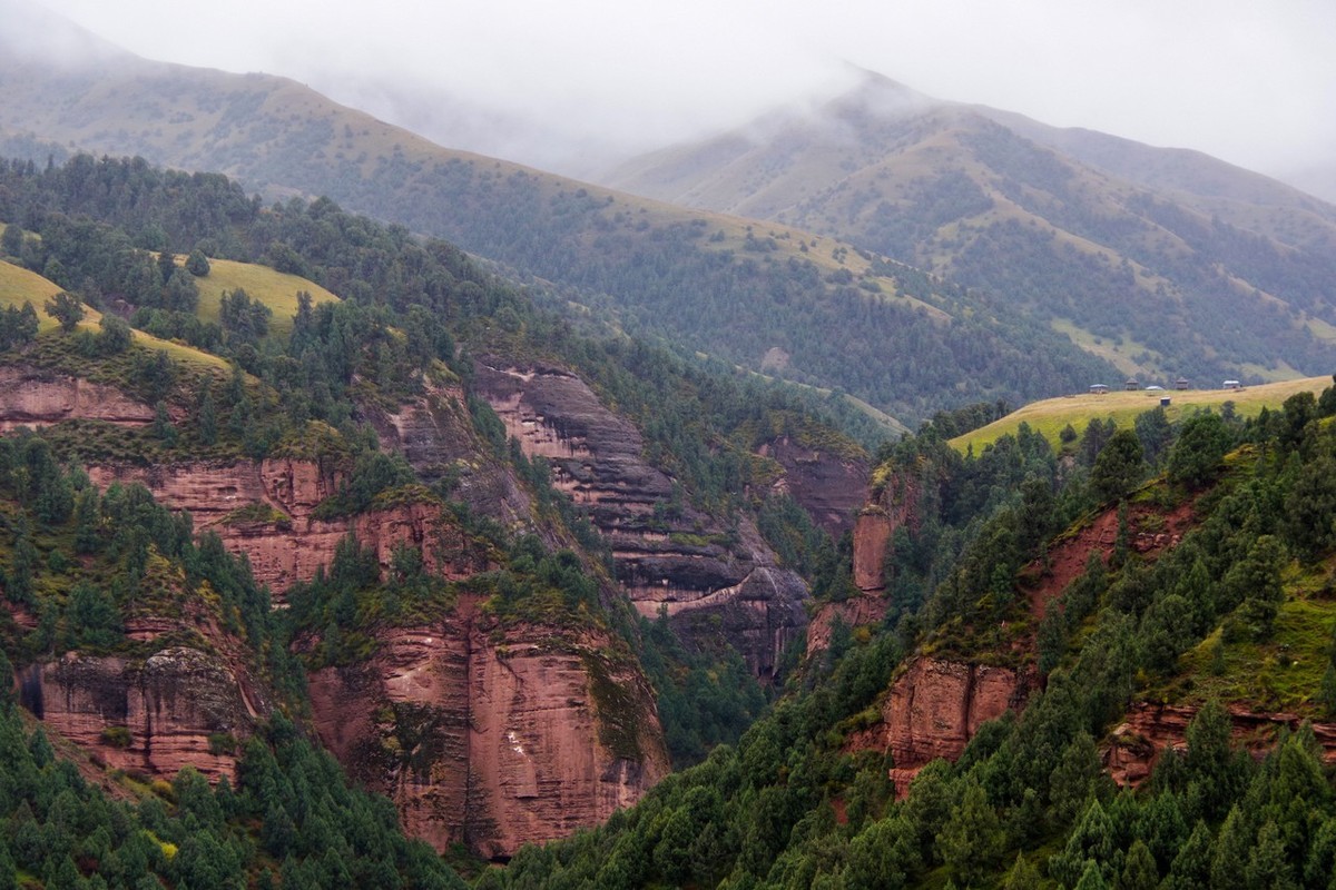 青海玛沁走同德的路上随拍